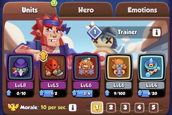 An image showing one of the best decks for Arena 6 in Rush Royale