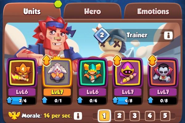 An image showing one of the best decks for Arena 8 in Rush Royale