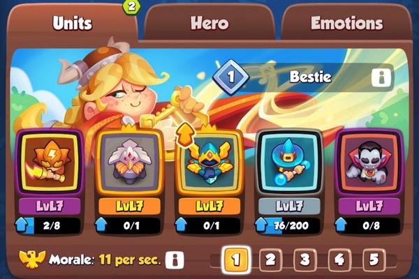 An image showing one of the best decks for Arena 9 in Rush Royale