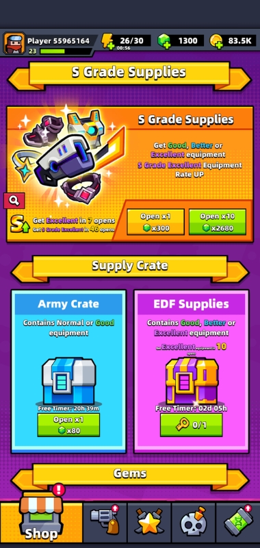 An image showing the S grade supply crate