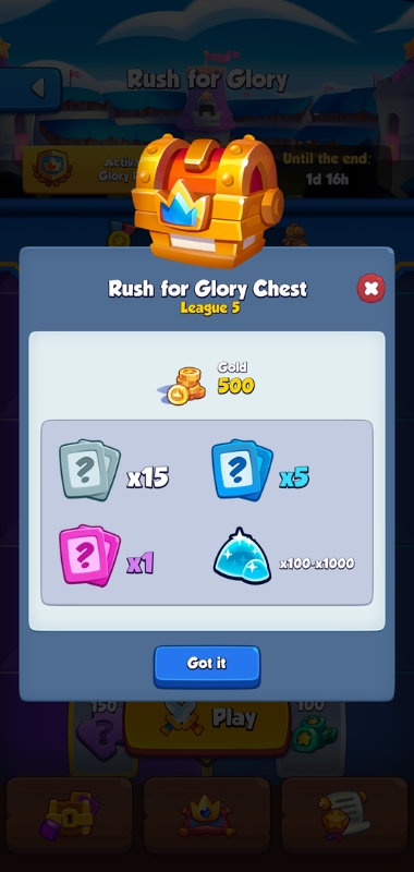 An image showing an event chest in Rush Royale