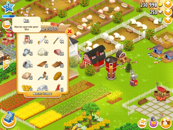 An image showing nails on Hay Day