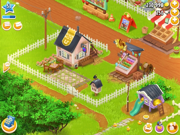 An image showing the Neighborhood house on Hay Day