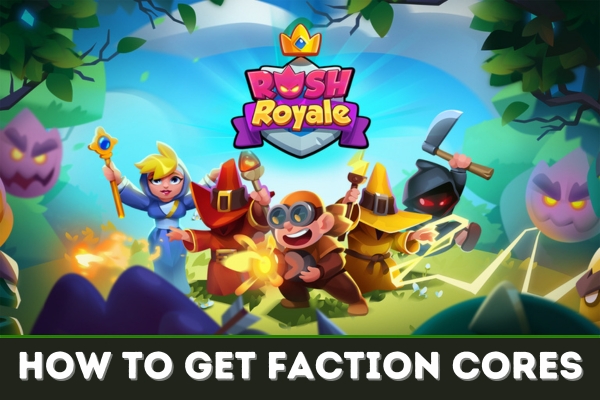 Featured image for our guide on how to get faction cores in Rush Royale