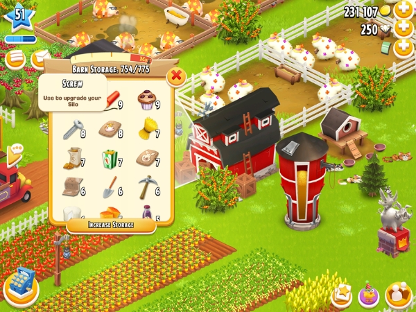 An image showing Screws on Hay Day