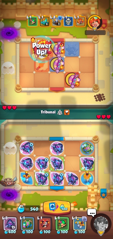 An image showing the Trainer hero being used in Rush Royale