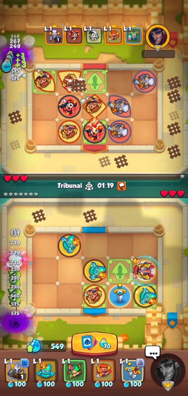 An image showing the Trickster hero being used in Rush Royale