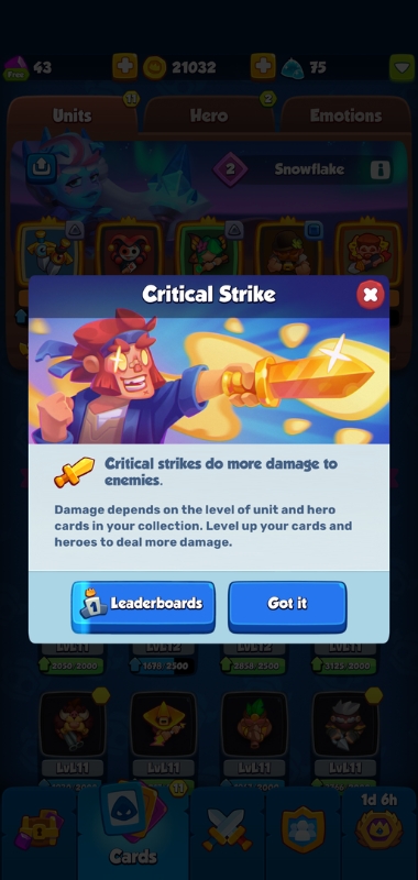 Rush Royale  How To Increase Your Critical Strike Rating - Pocket