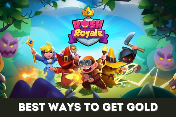 Featured image for our guide on the best ways to earn gold in Rush Royale