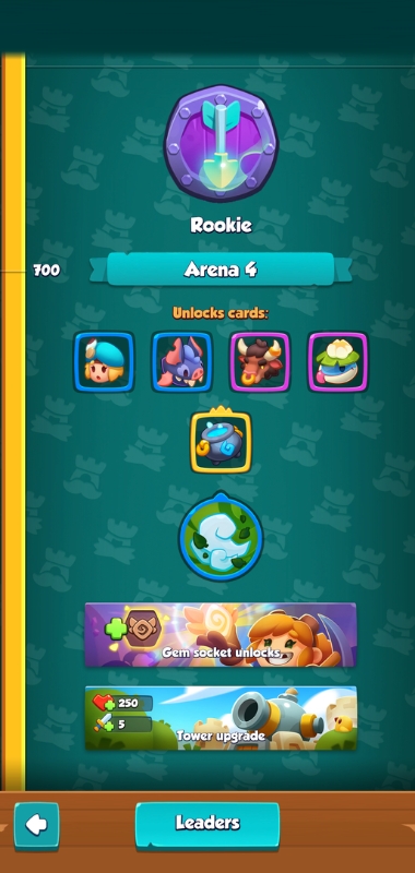 Arena 4 Deck: Push to Arena 4 at Level 3