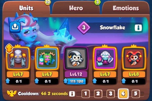 An image showing a Robot Demonologist deck in Rush Royale