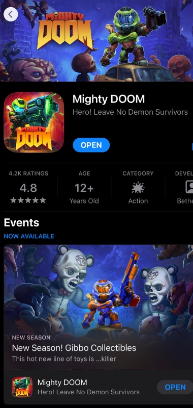 DOOM na App Store