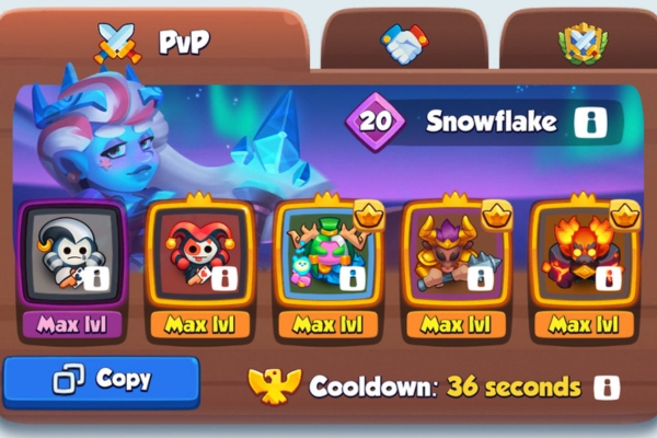 An image showing one of the strongest decks in Rush Royale for September 2023