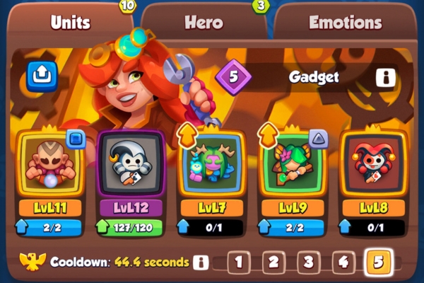 An image showing one of the strongest decks in Rush Royale for September 2023