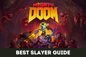 Featured image for our guide on the best slayers in the mobile game Mighty Doom