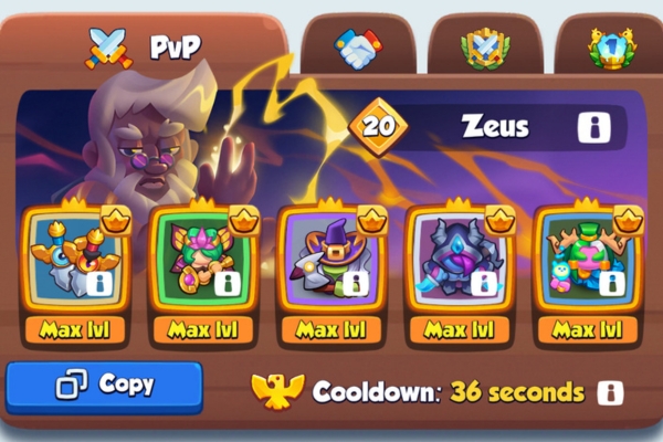 An image showing one of the strongest decks in Rush Royale for November 2023