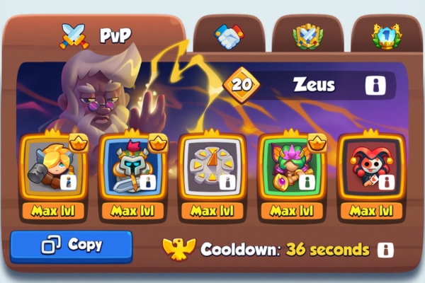 An image showing one of the strongest decks in Rush Royale for January 2024