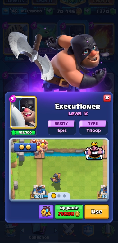 An image showing the effects of Star Level 2 in Clash Royale.